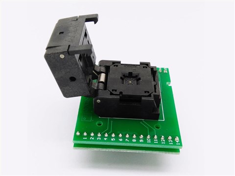 QFN28 MLF28 WLCSP28 to DIP28 Programming Test Socket/Adapter Pit