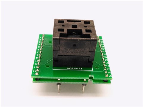QFN28 MLF28 WLCSP28 to DIP28 Programming Test Socket/Adapter Pit