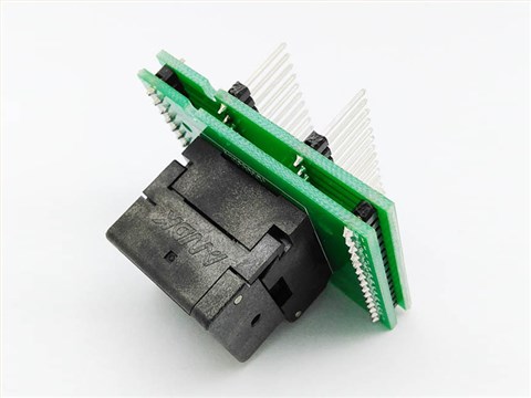 QFN28 MLF28 WLCSP28 to DIP28 Programming Test Socket/Adapter Pit