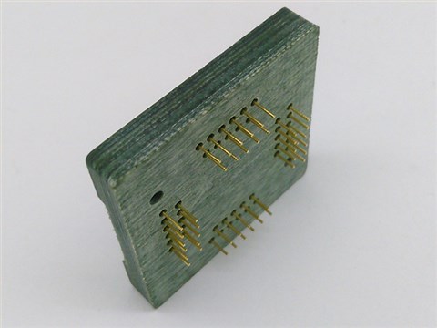 TQFP44 FQFP44 QFP44 to DIP44 Double-Board Programming Socket