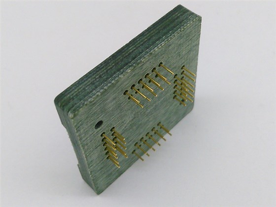 TQFP44 FQFP44 QFP44 to DIP44 Double-Board Programming Socket