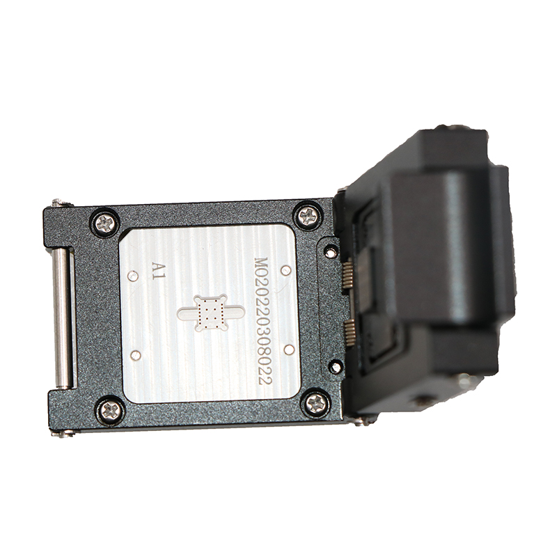 QFN16-0.5-4.15x3.65 clamshell test socket for burn in test